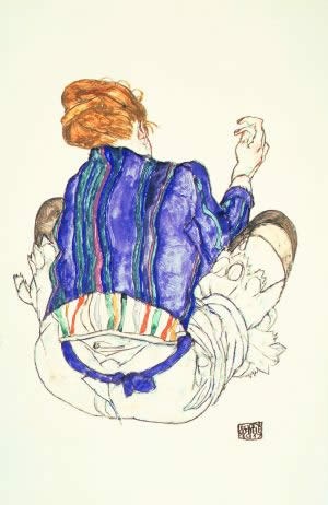 Egon Schiele Seated Woman